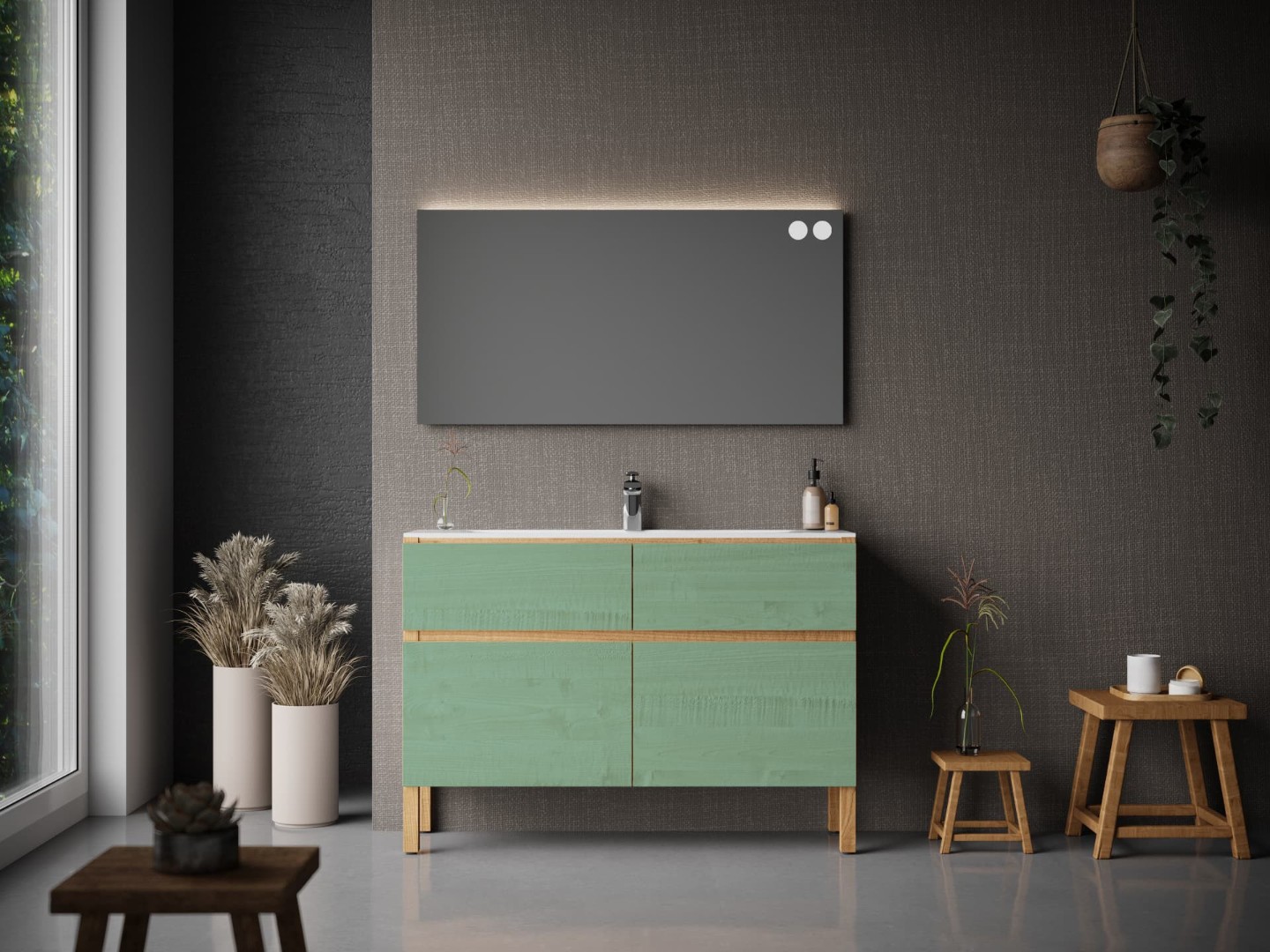 Зеркало с подсветкой в ванную комнату Форта